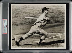 Circa 1960s Mickey Mantle in 1950s United Press International News Service Photograph PSA/DNA Type II