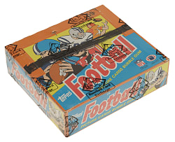 1985 Topps Football Unopened Cello Box (24 Packs) - BBCE