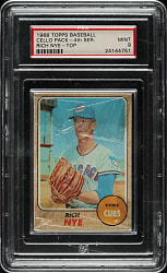 1968 Topps Fourth Series Unopened Cello Pack PSA MINT 9