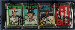 1975 Topps Unopened Rack Pack - BBCE