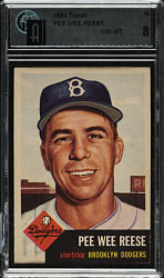 1953 Topps #76 Pee Wee Reese GAI NM-MT 8