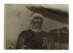 Circa 1915 Ty Cobb Original Brown Brothers Glass-Plate Negative