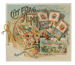 Circa 1888 A5 Allen & Ginter "City Flags" Album