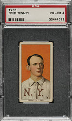 1909-1911 T206 White Border Fred Tenney PSA VG-EX 4