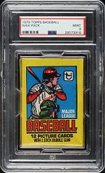 1979 Topps Unopened Wax Pack PSA MINT 9