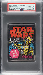 1977 Topps UK/Ireland "Star Wars" First Series Unopened Wax Pack PSA NM-MT 8