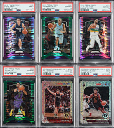 2019-2020 Panini Prizm and Panini Hoops Premium Stock Basketball PSA-Graded Collection (6) Including Steve Nash