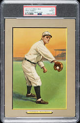 1911 T3 Turkey Red #122 Fred Tenney PSA GOOD+ 2.5