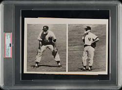 1953 Mickey Mantle Anthony Sander Vintage Photograph PSA/DNA Type III