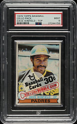 1979 Topps Unopened Cello Pack PSA MINT 9 - Dave Winfield on Top