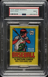 1979 Topps Unopened Wax Pack PSA MINT 9
