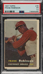 1957 Topps #35 Frank Robinson Rookie PSA FAIR 1.5
