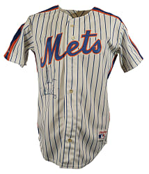 Nolan Ryan Signed New York Mets Jersey with "Strikeout King" Inscription