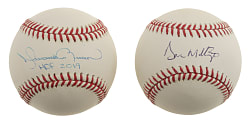 Mariano Rivera and Don Mattingly Single-Signed Baseball Pair