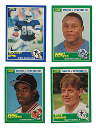 1989 Score Football Complete Set Pair (2 Sets, 660 Cards)