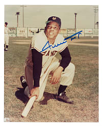 Willie Mays Signed Photograph