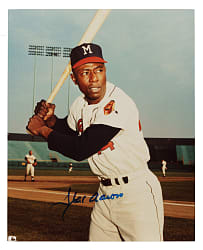 Hank Aaron Signed Photograph