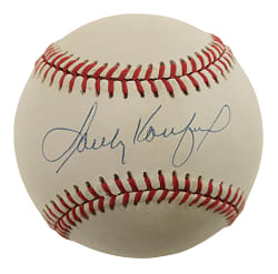 Sandy Koufax Single-Signed Baseball