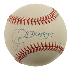 Joe DiMaggio Single-Signed Baseball