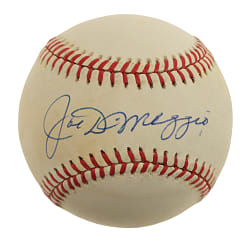 Joe DiMaggio Single-Signed Baseball
