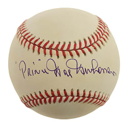 Prince Hal Newhouser Single-Signed Baseball