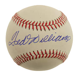 Ted Williams Single-Signed Baseball - JSA