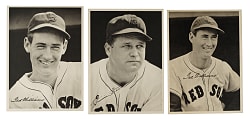 1942 to 1949 Boston Red Sox Picture Pack Trio: Ted Williams and Jimmie Foxx