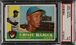 1960 Topps #10 Ernie Banks PSA NM 7
