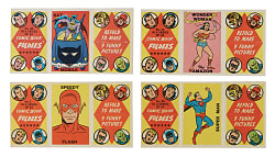 1966 Topps "Comic Book Foldees" Complete Set (44) Plus Wrapper