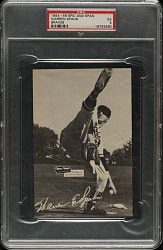 1954-1956 Spic and Span Braves Warren Spahn PSA EX 5