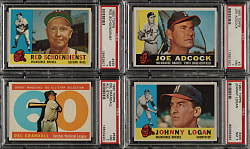1960 Topps PSA NM 7 Collection (11) Including Red Schoendienst