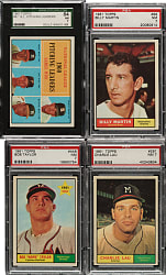 1961 Topps PSA- and SGC-Graded Collection (18)