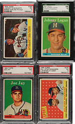 1958 Topps PSA-, SGC-, and BVG-Graded Collection (14)