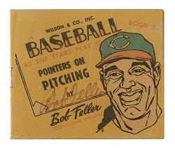 Signed 1955 Wilson Franks Baseball Books Bob Feller