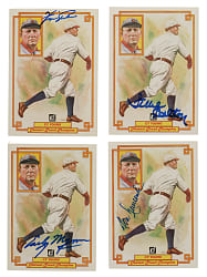 Signed 1984 Donruss Grand Champions #31 Cy Young Collection (15) Including Fergie Jenkins, Early Wynn and Steve Carlton