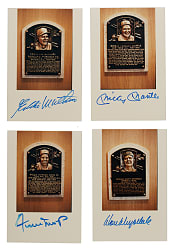 Signed Photograph Collection (20) Including Mickey Mantle, Ed Mathews and Willie Mays