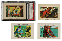 1960 Buymore Sales "Treasure Island" Near-Complete Set (59/60)