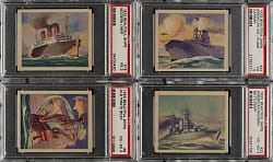 1933 R135-1 "Beautiful Ships" Near-Complete Set (23/24)