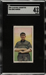 1909-1911 T206 White Border Ernie Howard Southern Leaguer SGC VG/EX 4 - Old Mill Back