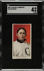 1909-1911 T206 White Border Ed Foster Southern Leaguer SGC VG/EX 4 - Old Mill Back