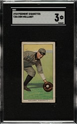 1909-1911 T206 White Border Dom Mullaney Southern Leaguer SGC VG 3
