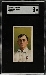 1909-1911 T206 White Border Sherry Magee Portrait SGC VG 3