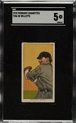 1909-1911 T206 White Border Ed Willetts SGC EX 5
