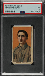 1909-1911 T206 White Border Roy Brashear PSA POOR 1 - Polar Bear Back