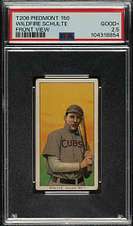 1909-1911 T206 White Border Wildfire Schulte Front View PSA GOOD+ 2.5