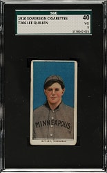 1909-1911 T206 White Border Lee Quillen SGC VG 40 - Sovereign 350 Back
