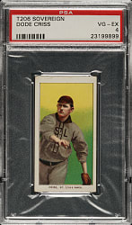 1909-1911 T206 White Border Dode Criss PSA VG-EX 4 - Sovereign 150 Back