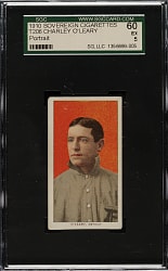 1909-1911 T206 White Border Charley O'Leary Portrait SGC EX 60 - Sovereign 350 Back