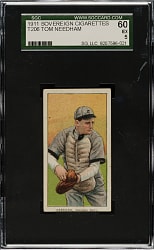 1909-1911 T206 White Border Tom Needham SGC EX 60 - Sovereign 460 Back