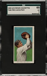 1909-1911 T206 White Border Fred Jacklitsch SGC EX 60 - Sovereign 150 Back